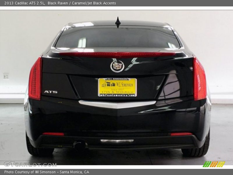 Black Raven / Caramel/Jet Black Accents 2013 Cadillac ATS 2.5L
