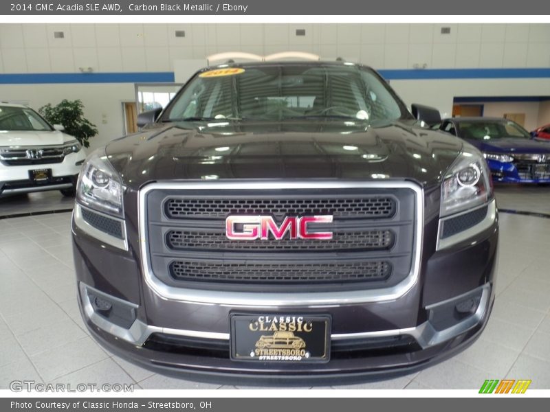 Carbon Black Metallic / Ebony 2014 GMC Acadia SLE AWD