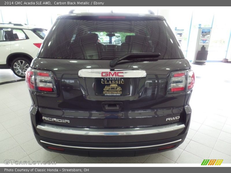 Carbon Black Metallic / Ebony 2014 GMC Acadia SLE AWD