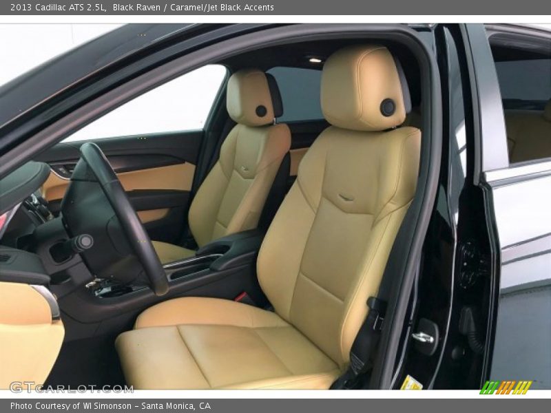 Black Raven / Caramel/Jet Black Accents 2013 Cadillac ATS 2.5L