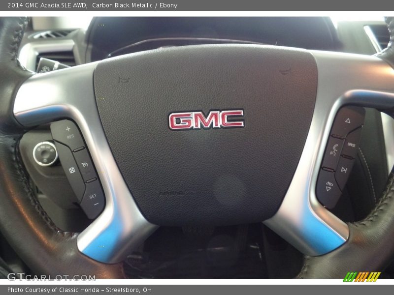 Carbon Black Metallic / Ebony 2014 GMC Acadia SLE AWD