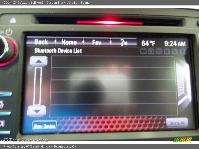 Carbon Black Metallic / Ebony 2014 GMC Acadia SLE AWD