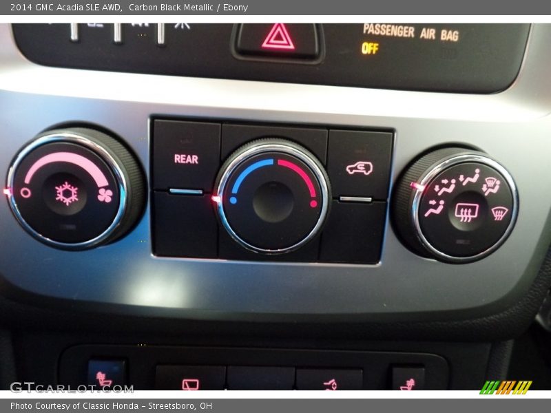 Carbon Black Metallic / Ebony 2014 GMC Acadia SLE AWD