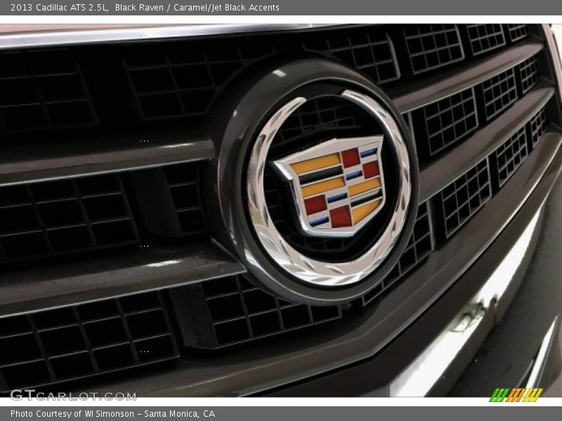 Black Raven / Caramel/Jet Black Accents 2013 Cadillac ATS 2.5L