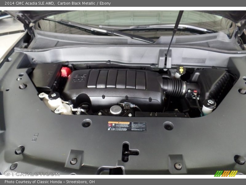 Carbon Black Metallic / Ebony 2014 GMC Acadia SLE AWD