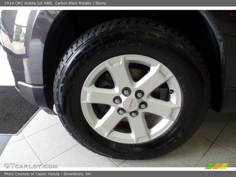 Carbon Black Metallic / Ebony 2014 GMC Acadia SLE AWD