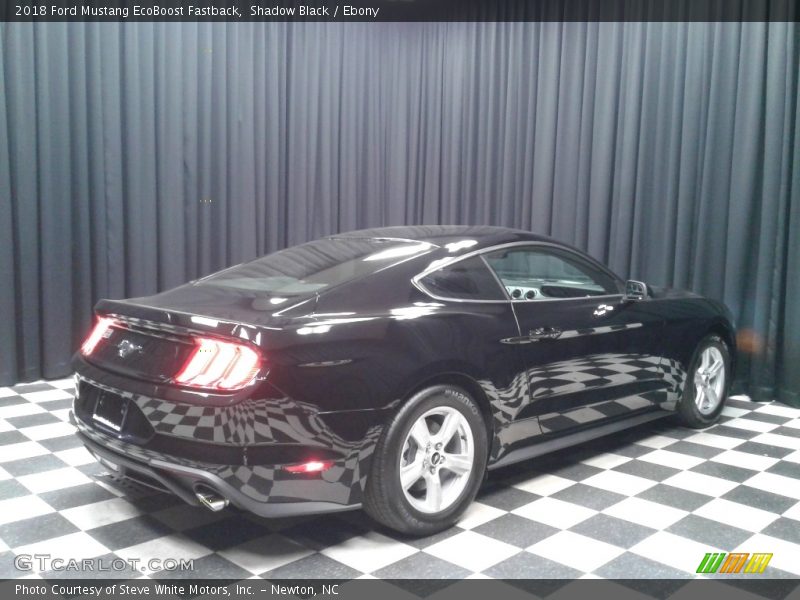 Shadow Black / Ebony 2018 Ford Mustang EcoBoost Fastback