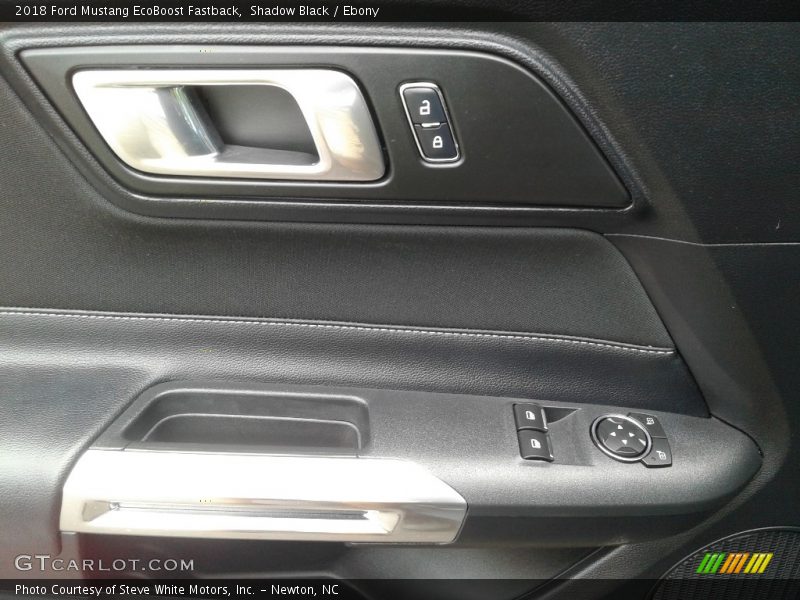 Shadow Black / Ebony 2018 Ford Mustang EcoBoost Fastback
