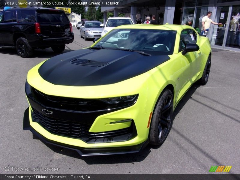 Shock (Light Green) / Jet Black 2019 Chevrolet Camaro SS Coupe