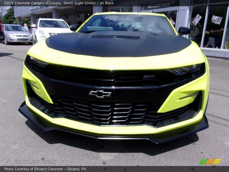 Shock (Light Green) / Jet Black 2019 Chevrolet Camaro SS Coupe