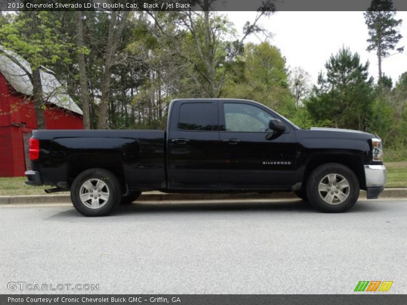 Black / Jet Black 2019 Chevrolet Silverado LD LT Double Cab
