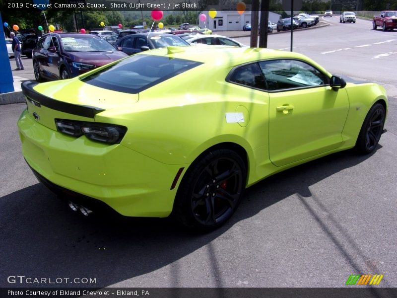 Shock (Light Green) / Jet Black 2019 Chevrolet Camaro SS Coupe