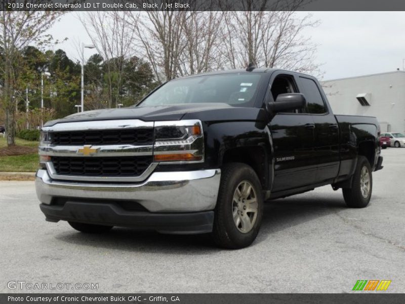 Black / Jet Black 2019 Chevrolet Silverado LD LT Double Cab