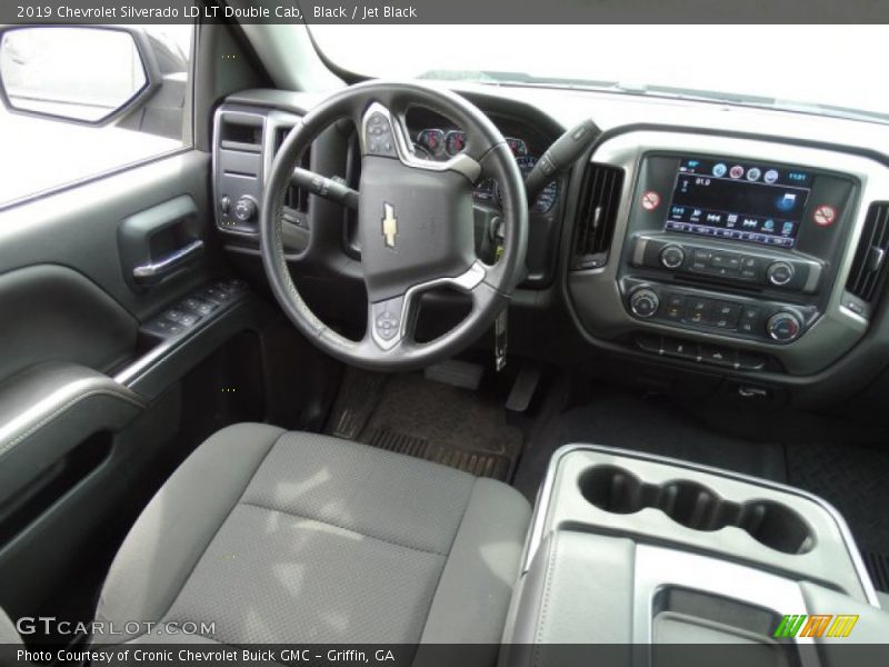 Black / Jet Black 2019 Chevrolet Silverado LD LT Double Cab