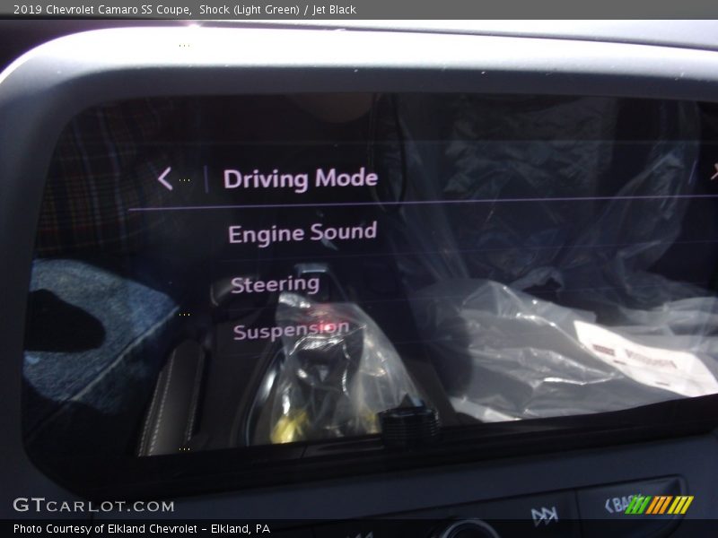 Shock (Light Green) / Jet Black 2019 Chevrolet Camaro SS Coupe