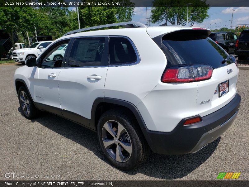 Bright White / Black/Ski Grey 2019 Jeep Cherokee Limited 4x4