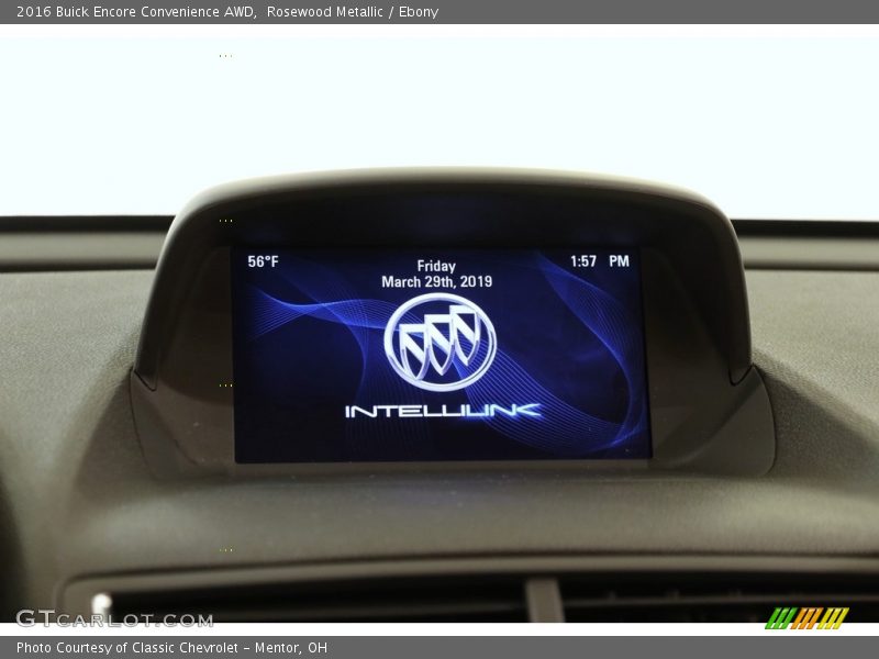 Rosewood Metallic / Ebony 2016 Buick Encore Convenience AWD