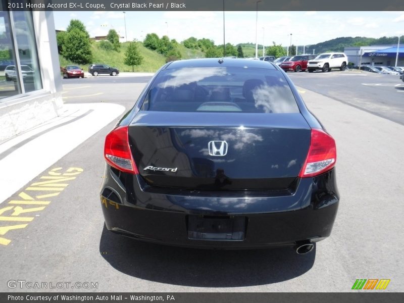 Crystal Black Pearl / Black 2011 Honda Accord EX-L Coupe