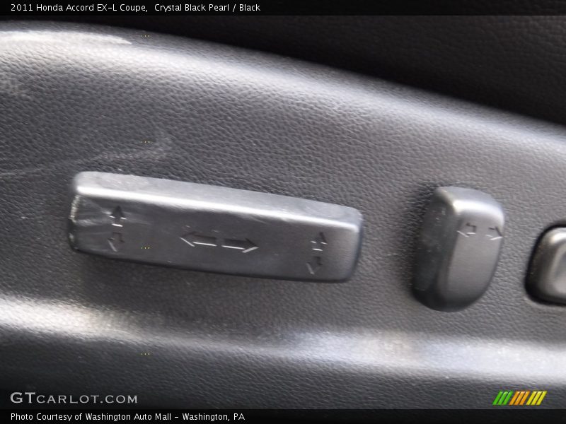 Crystal Black Pearl / Black 2011 Honda Accord EX-L Coupe