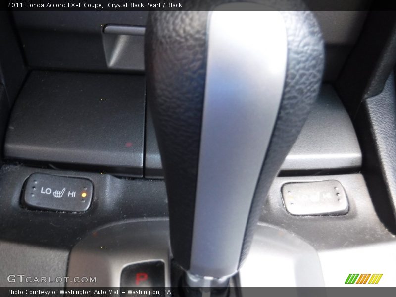 Crystal Black Pearl / Black 2011 Honda Accord EX-L Coupe