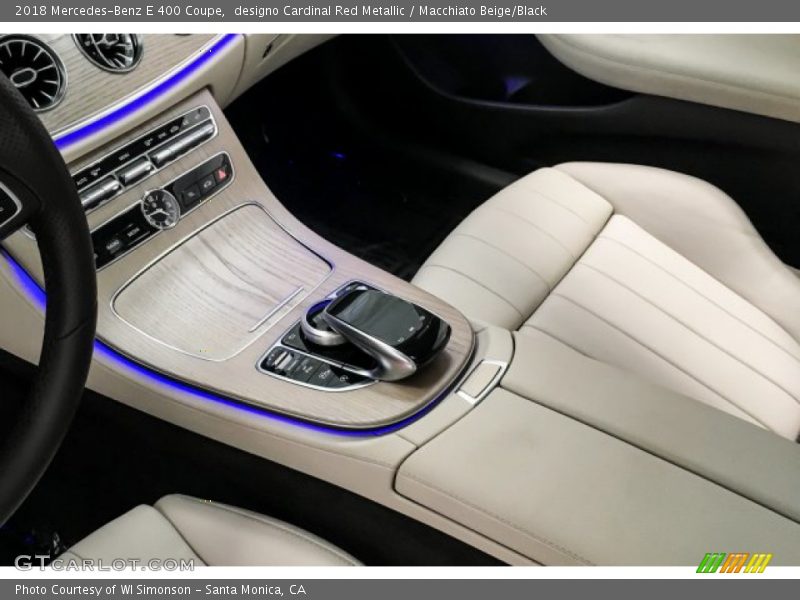 designo Cardinal Red Metallic / Macchiato Beige/Black 2018 Mercedes-Benz E 400 Coupe