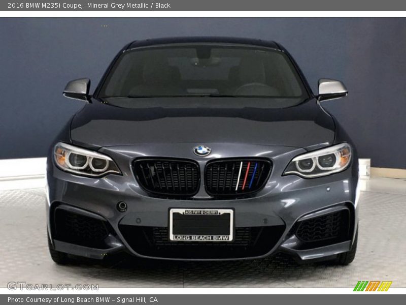 Mineral Grey Metallic / Black 2016 BMW M235i Coupe