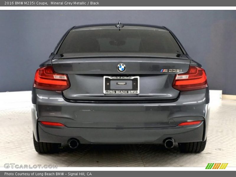 Mineral Grey Metallic / Black 2016 BMW M235i Coupe