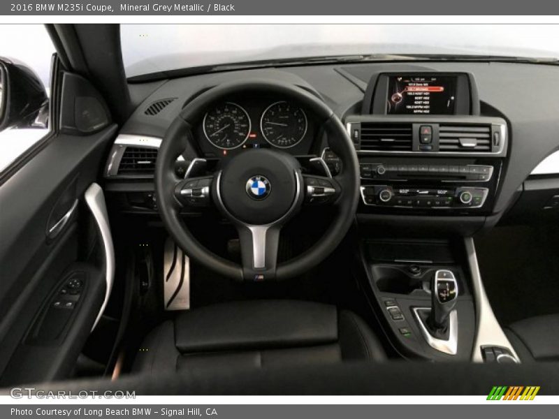 Mineral Grey Metallic / Black 2016 BMW M235i Coupe
