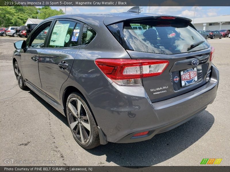 Magnetite Gray Metallic / Black 2019 Subaru Impreza 2.0i Sport 5-Door