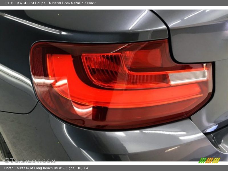 Mineral Grey Metallic / Black 2016 BMW M235i Coupe