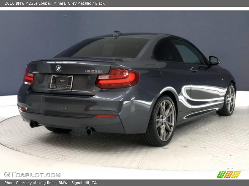 Mineral Grey Metallic / Black 2016 BMW M235i Coupe