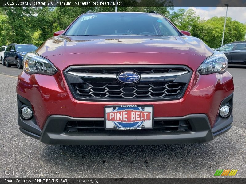 Venetian Red Pearl / Black 2019 Subaru Crosstrek 2.0i Premium