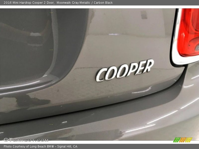 Moonwalk Gray Metallic / Carbon Black 2016 Mini Hardtop Cooper 2 Door