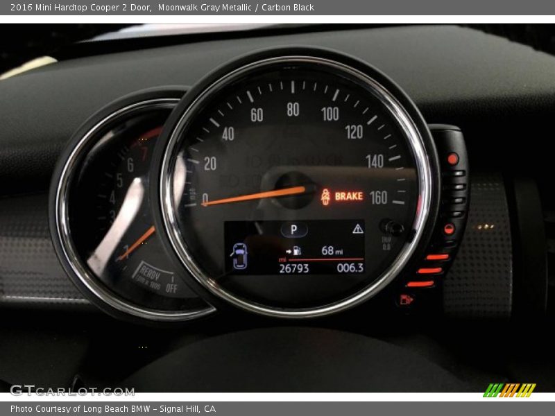 Moonwalk Gray Metallic / Carbon Black 2016 Mini Hardtop Cooper 2 Door