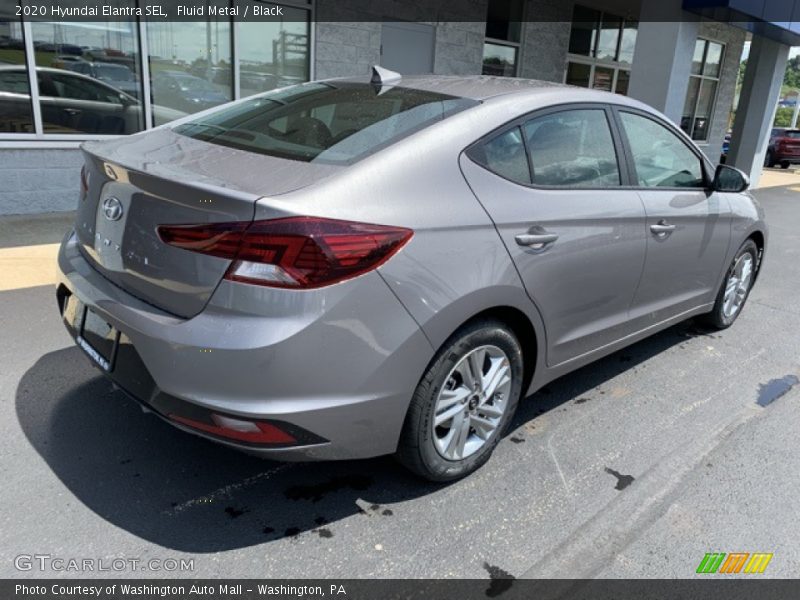 Fluid Metal / Black 2020 Hyundai Elantra SEL