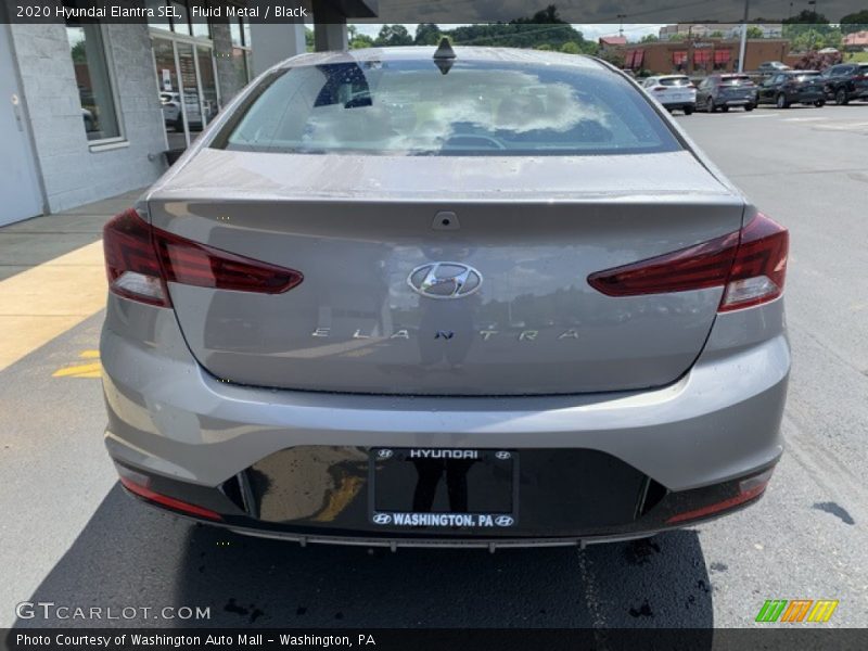 Fluid Metal / Black 2020 Hyundai Elantra SEL