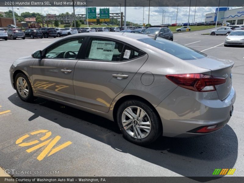 Fluid Metal / Black 2020 Hyundai Elantra SEL