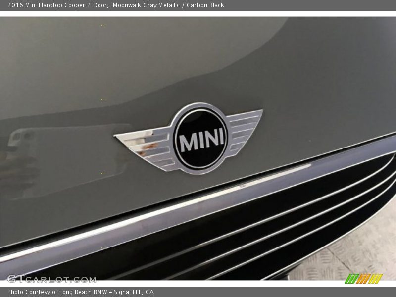Moonwalk Gray Metallic / Carbon Black 2016 Mini Hardtop Cooper 2 Door