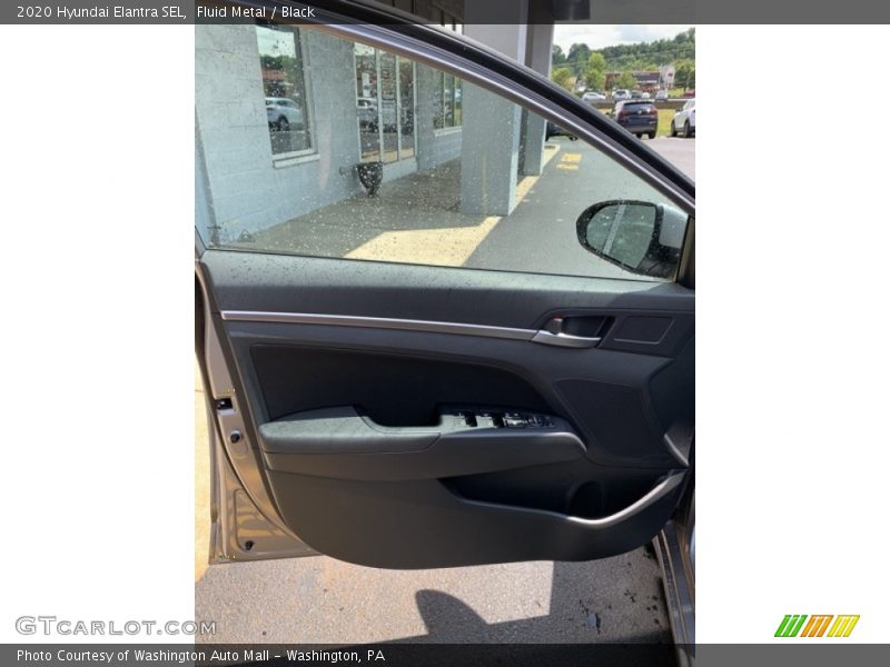 Fluid Metal / Black 2020 Hyundai Elantra SEL