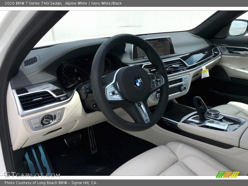 Alpine White / Ivory White/Black 2020 BMW 7 Series 740i Sedan