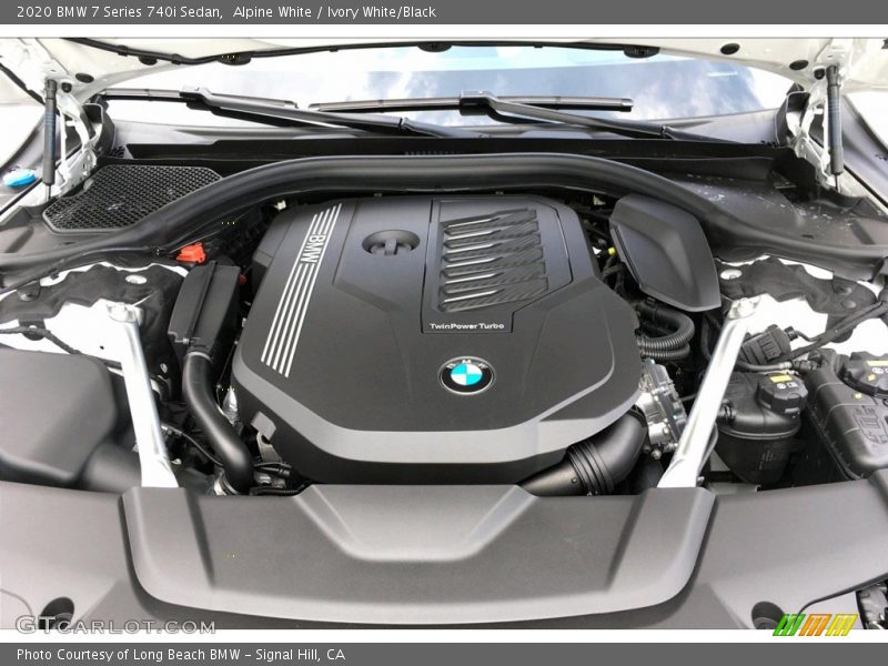 Alpine White / Ivory White/Black 2020 BMW 7 Series 740i Sedan
