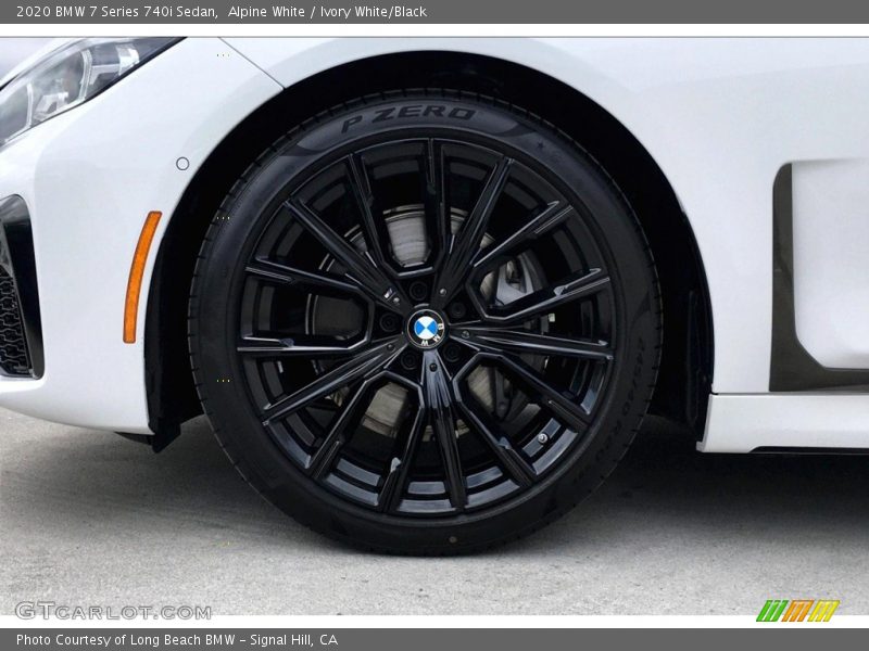 Alpine White / Ivory White/Black 2020 BMW 7 Series 740i Sedan