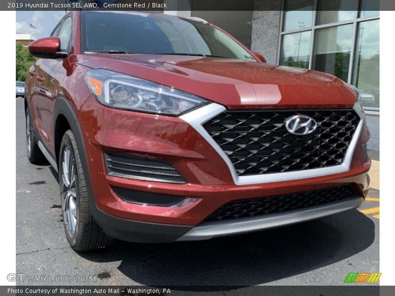 Gemstone Red / Black 2019 Hyundai Tucson SEL AWD