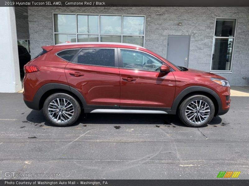 Gemstone Red / Black 2019 Hyundai Tucson SEL AWD