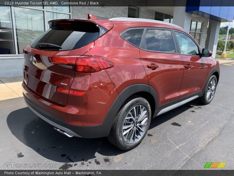 Gemstone Red / Black 2019 Hyundai Tucson SEL AWD