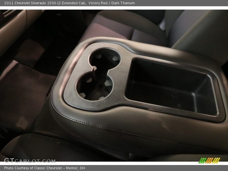 Victory Red / Dark Titanium 2011 Chevrolet Silverado 1500 LS Extended Cab
