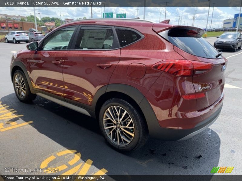 Gemstone Red / Black 2019 Hyundai Tucson SEL AWD
