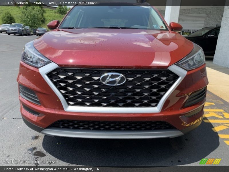 Gemstone Red / Black 2019 Hyundai Tucson SEL AWD