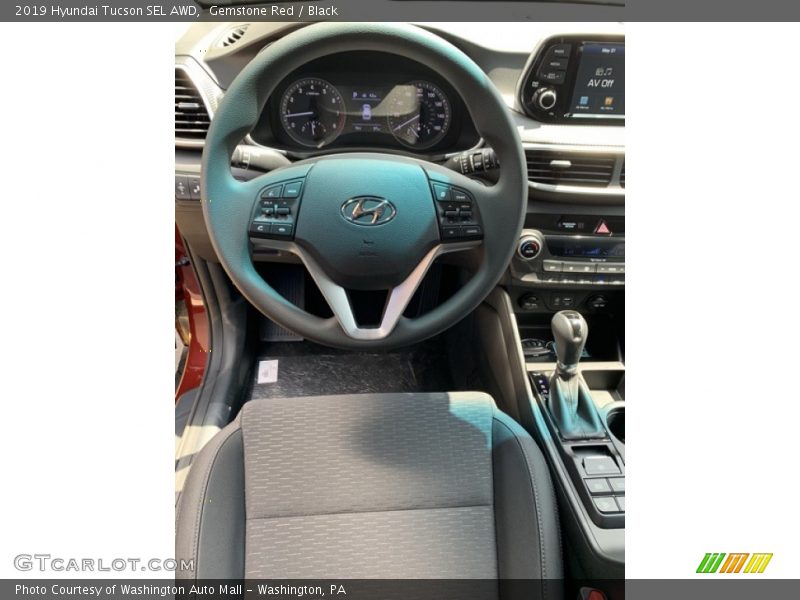 Gemstone Red / Black 2019 Hyundai Tucson SEL AWD