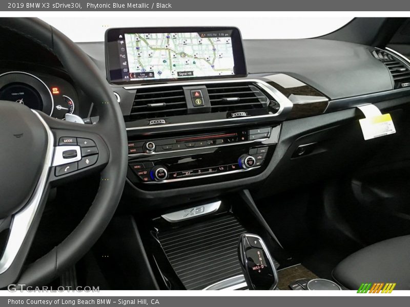 Phytonic Blue Metallic / Black 2019 BMW X3 sDrive30i